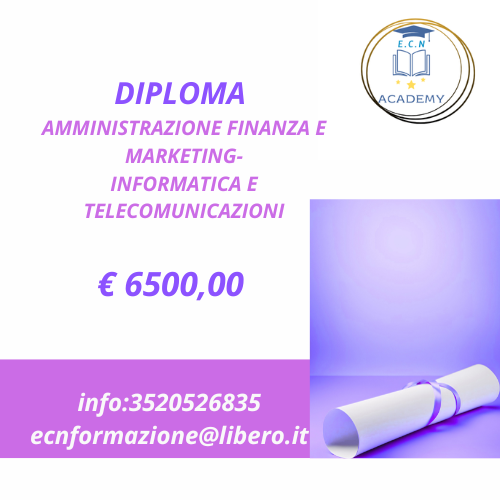 Il Diploma in afm– Indirizzo Informatica e Telecomunicazioni è il percorso ideale per chi desidera conseguire un diploma riconosciuto e acquisire competenze amministrative, economiche e informatiche richieste dal mercato del lavoro.